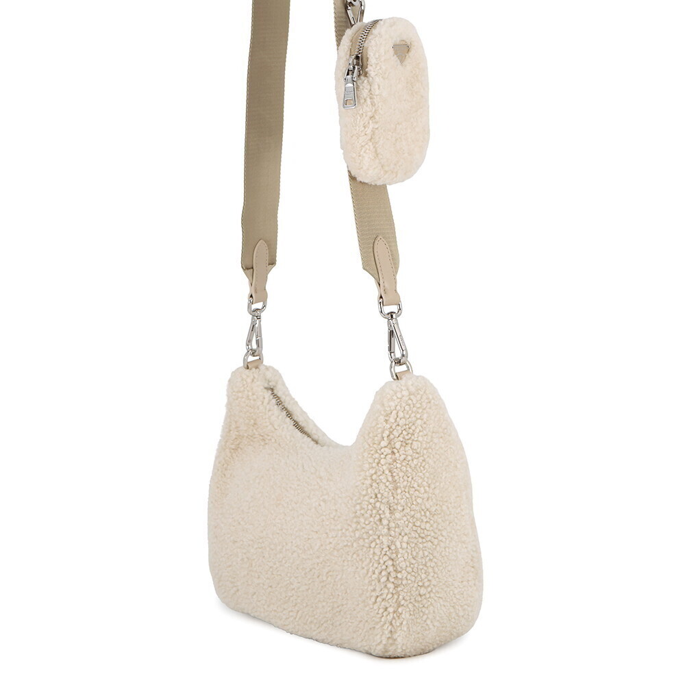 Prada Shoulder Bag Fur Hobo Pile - Picture 2 of 12